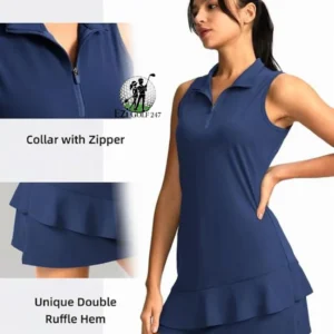 Golf Dress with Shorts and Pockets