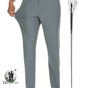 JWM Men's Golf Dress Pant Stretch (Gray)