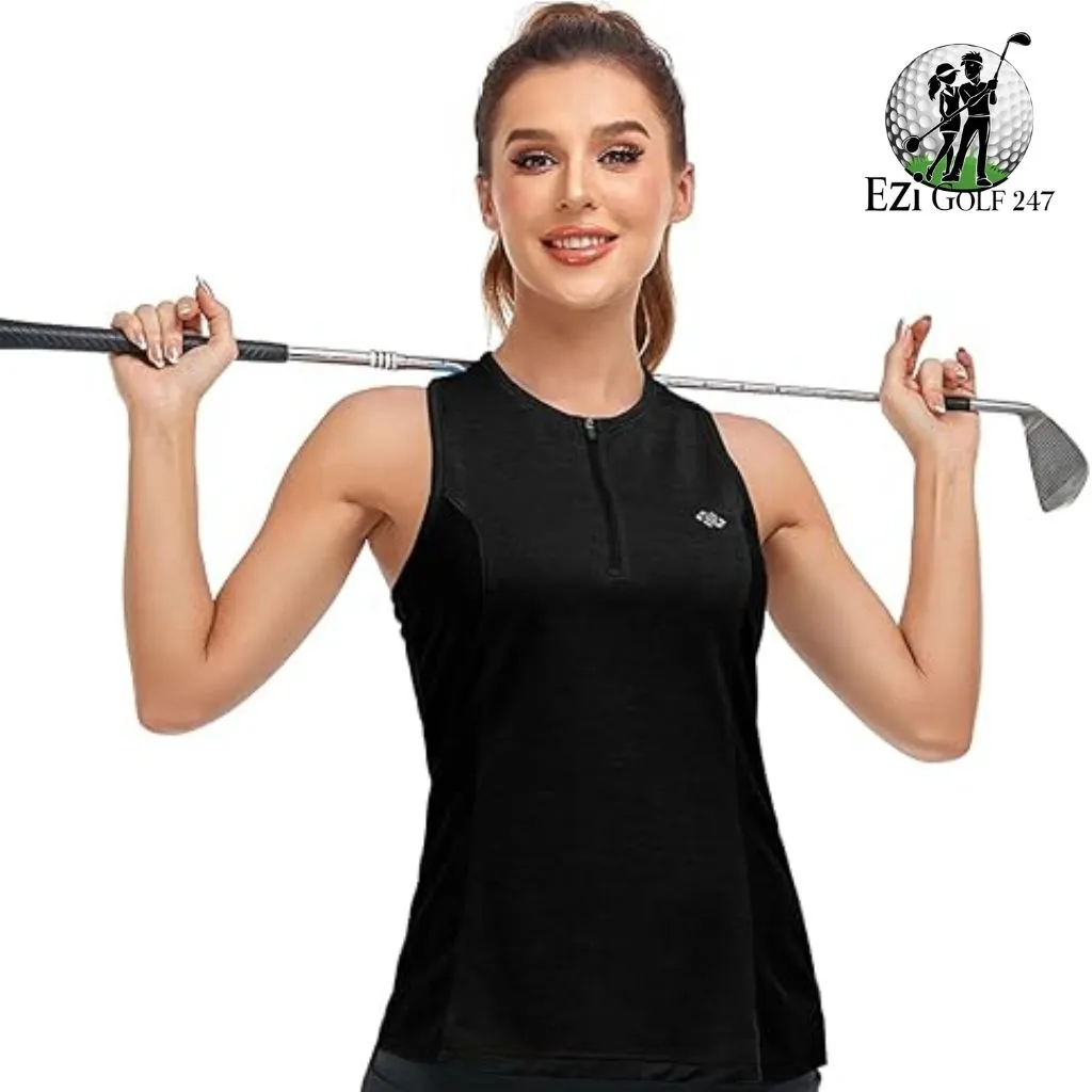 YSENTO Women’s Sleeveless Golf Shirt