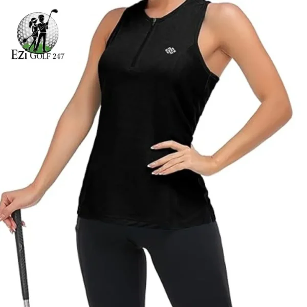 YSENTO Women's Sleeveless Golf Shirt